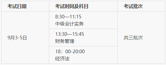 考试时间