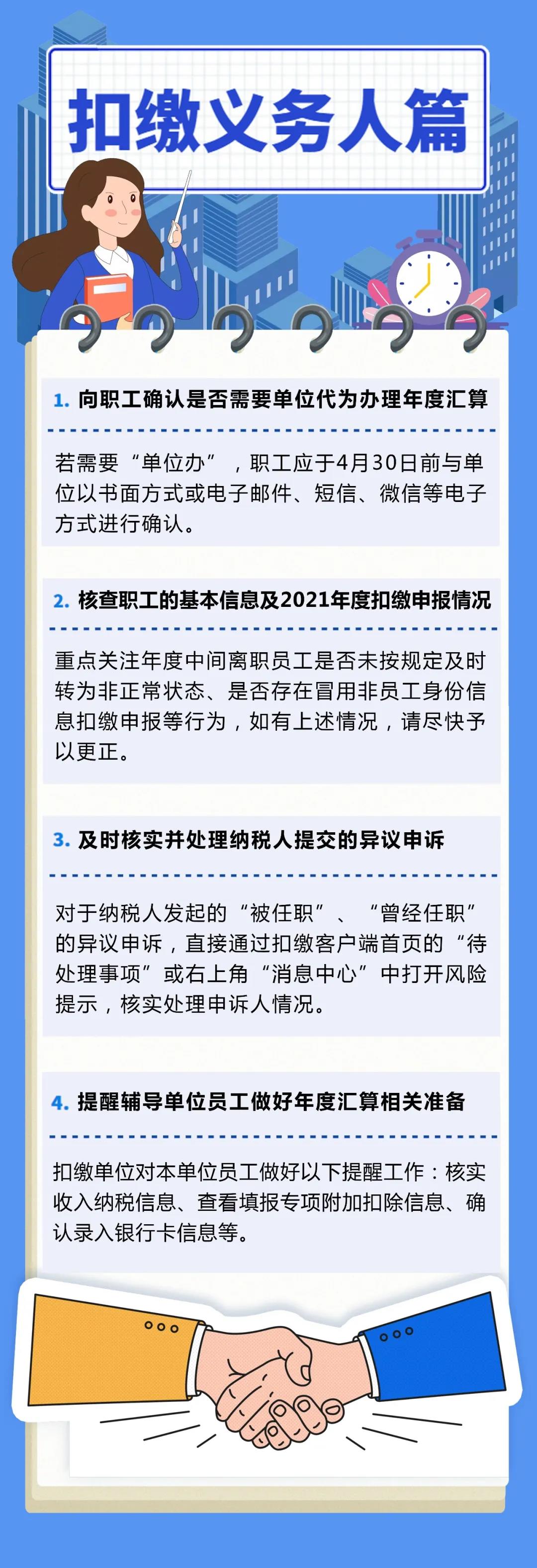 2021年度个税年度汇算 这些工作提前要做好