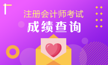 广西桂林注会考试成绩查询