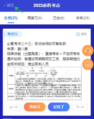 一分钟头脑风暴！初级考点神器新增50个必看考点