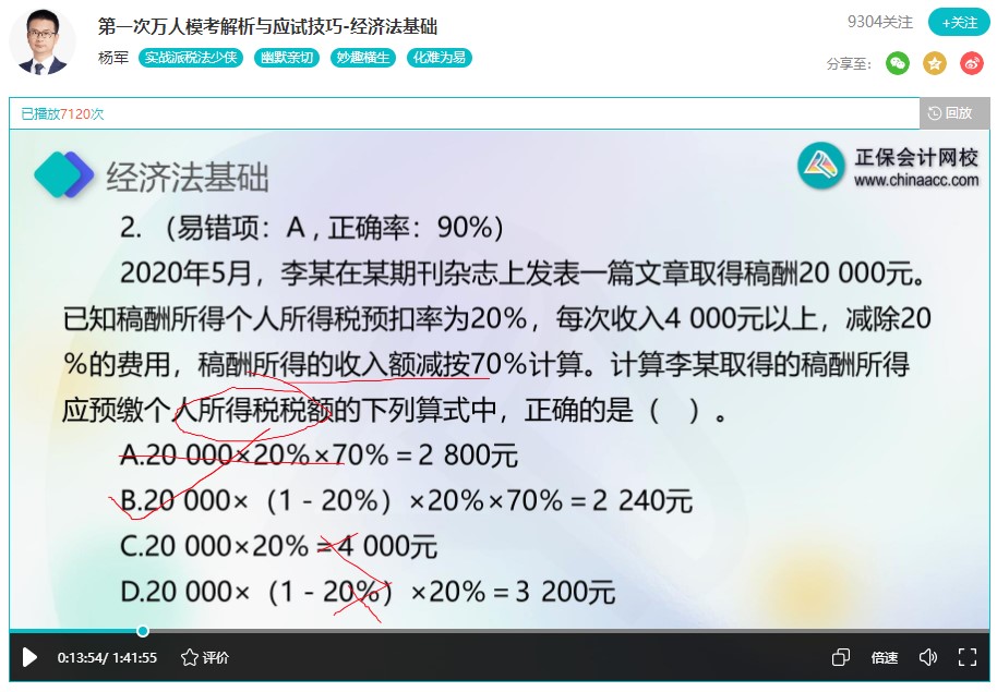 模考成绩不理想？初级会计万人模考是不是偏难呢？