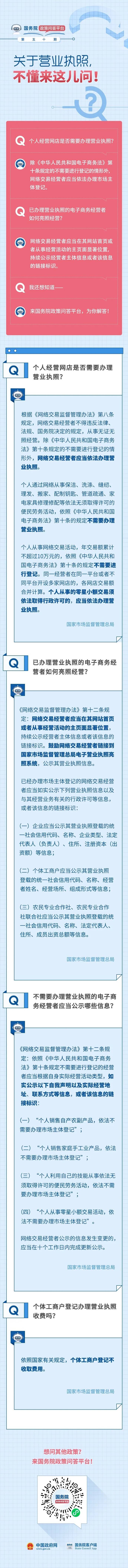 个人经营网店是否需要办理营业执照 