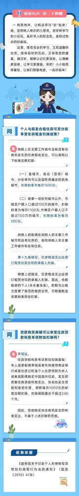 个人与朋友合租住房可否分别享受住房租金扣除政策