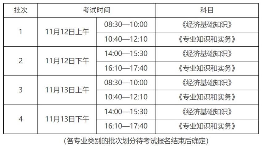 考试时间