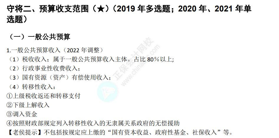 中级经济法考点