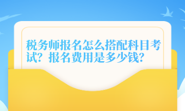 税务师报名怎么搭配科目考试