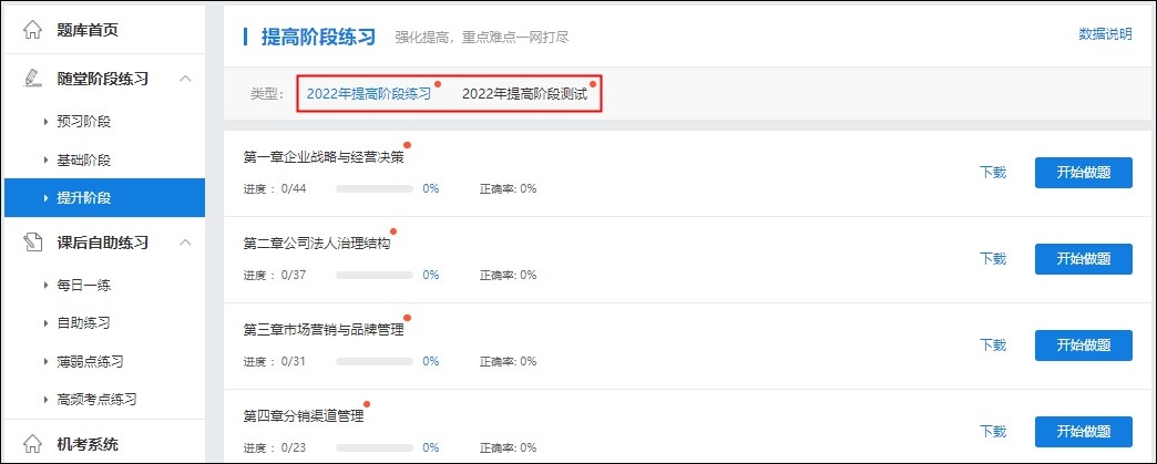 提高阶段