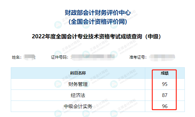 2022中级会计成绩公布后要低调？但实力不允许啊！必须晒出来！