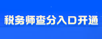 税务师查分入口开通