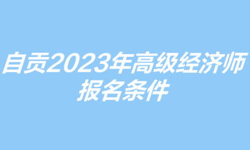 自贡2023年高级经济师