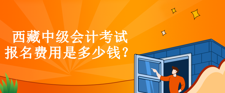西藏中级会计考试报名费用是多少钱？