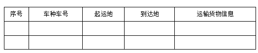 清单格式