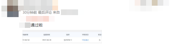 审核通过6
