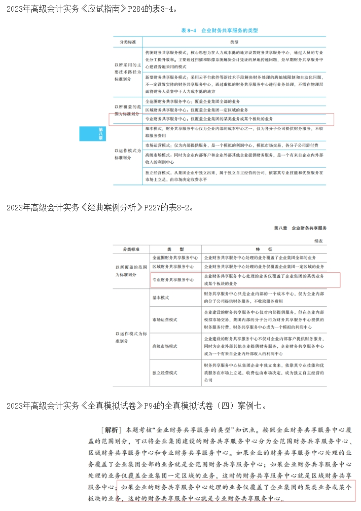 2023高级会计师考后回忆试题考点及辅导书版点评案例分析六