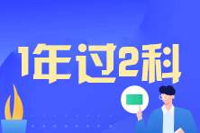 1年过2科