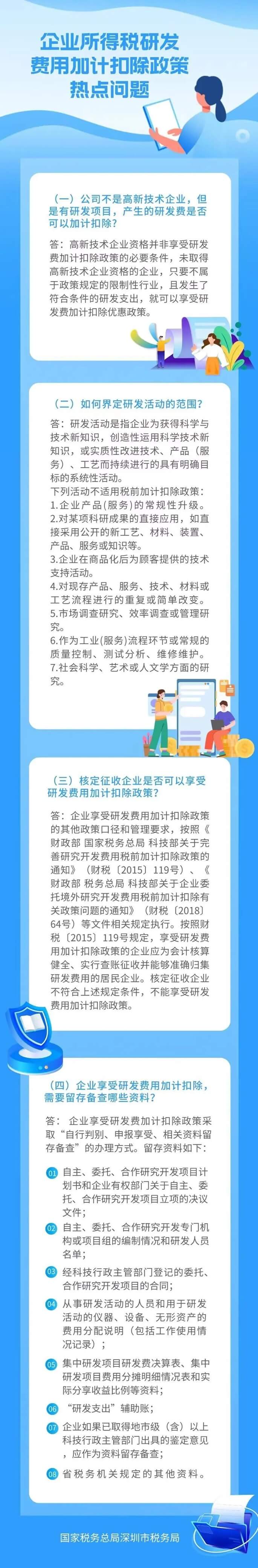 企业所得税研发费用加计扣除政策热点问题