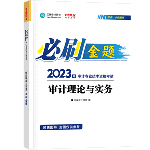 审计理论与实务必刷金题