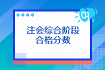 注会综合阶段合格分数是多少分？