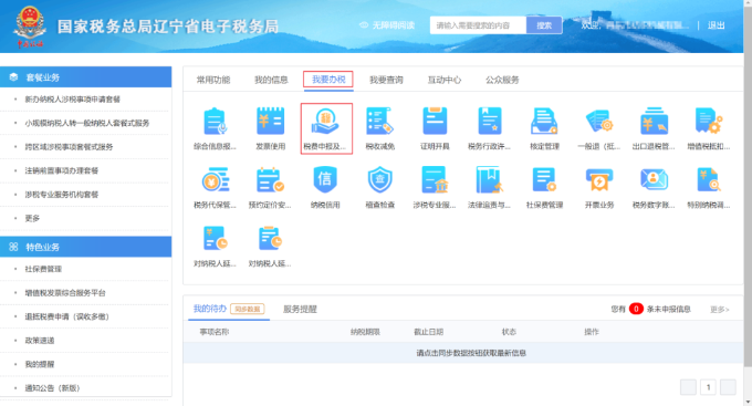 税费申报及缴纳