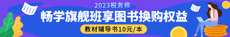 2023税务师畅学旗舰班