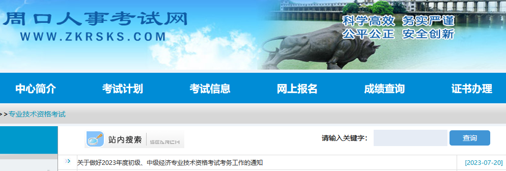 周口经济师报名