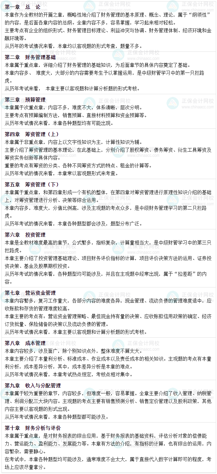 【细化到章】2023年中级会计财务管理10个考前逐章学习策略