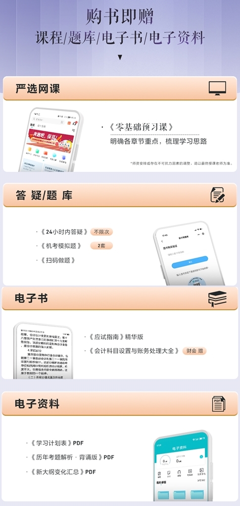 应试指南赠送资料