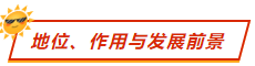 地位、作用与发展前景