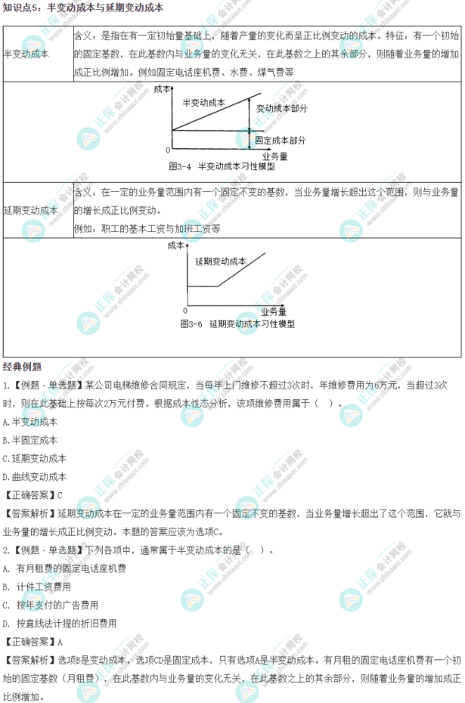 2023《资产评估相关知识》易错易混知识点：变动成本