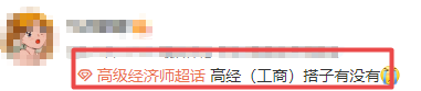 高级经济师备考搭子