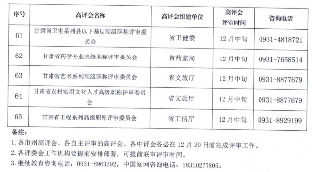 嘉峪关2023年职称评审通知15