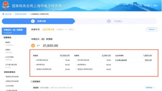 税费确认