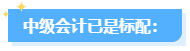 【中年危机】中级会计职称已是标配 拿下高会势在必行！