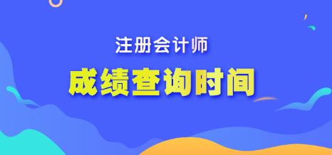 河南省注册会计师成绩查询时间是几号开始的？
