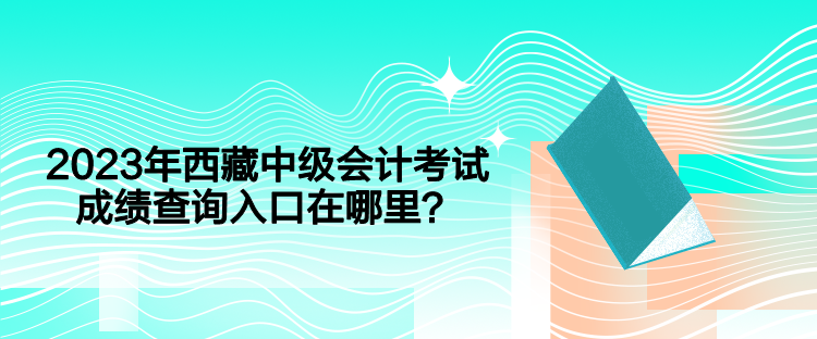2023年西藏中级会计考试成绩查询入口在哪里？