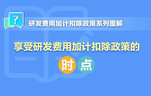 一组图了解：享受研发费用加计扣除政策的时点