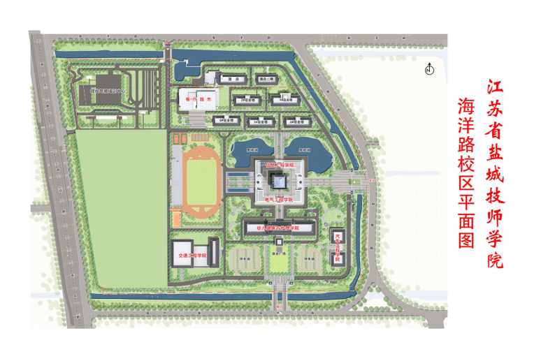 盐城技师学院海洋路校区考点考场平面图