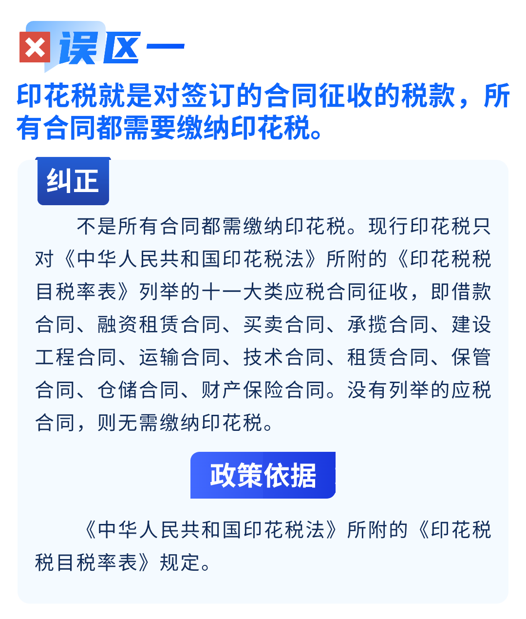 关于印花税的八个常见误区，您了解吗？2