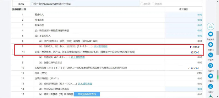 研发费用加计扣除金额