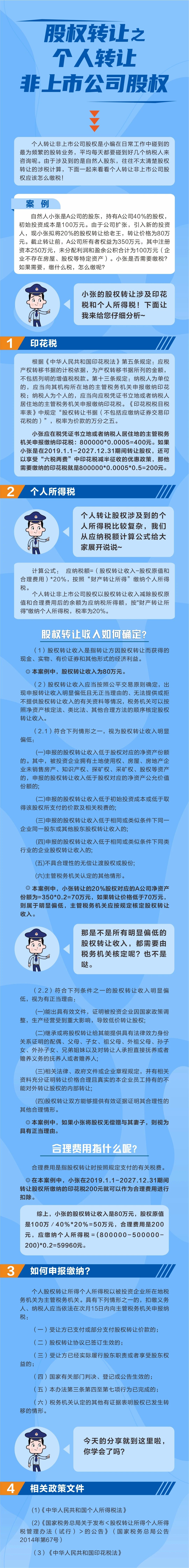 股权转让之个人转让非上市公司股权