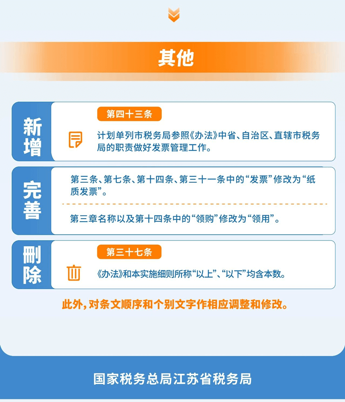 发票管理办法实施细则五大变化