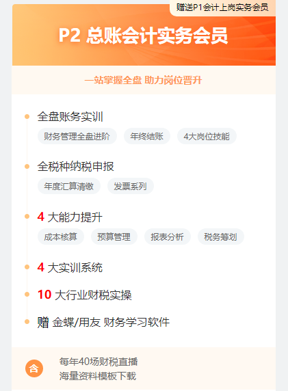 P2总账会计实务会员