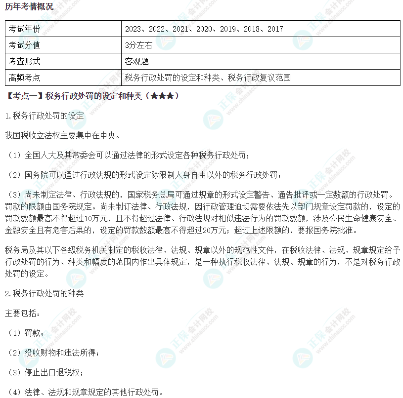 2024年注会《税法》第14章高频考点1