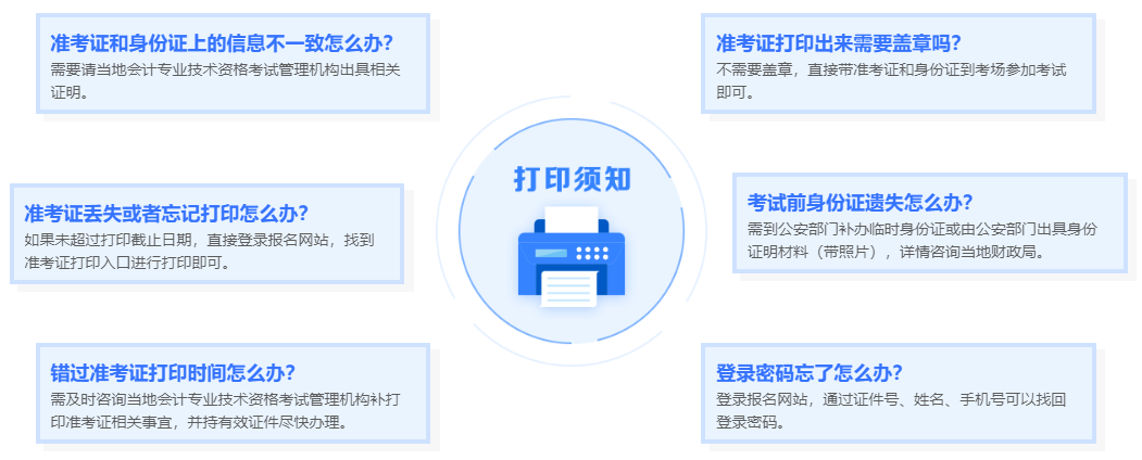 2024年中级会计考试准考证打印入口陆续开通 打印相关事项早了解