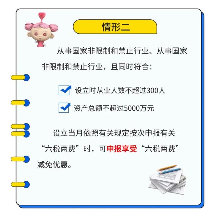 新成立公司如何适用“六税两费”减免优惠？