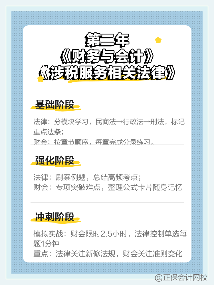 税务师在职考生如何规划3+2备考节奏