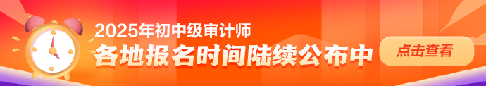 审计师报名时间