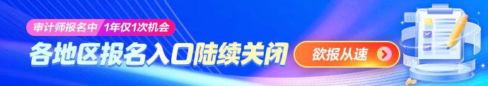 审计师报名入口