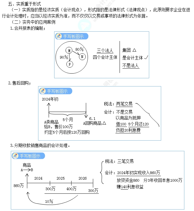 实质重于形式