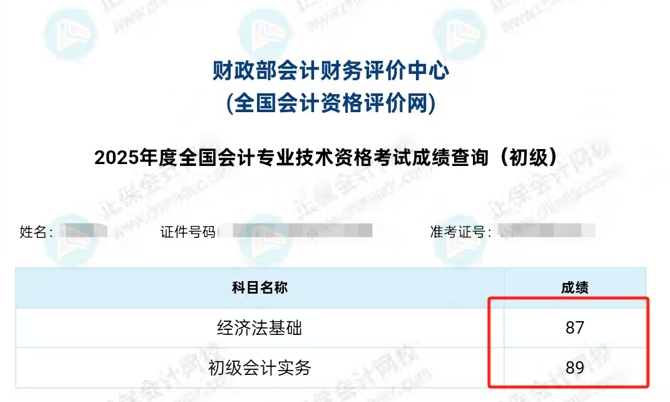 初级成绩1